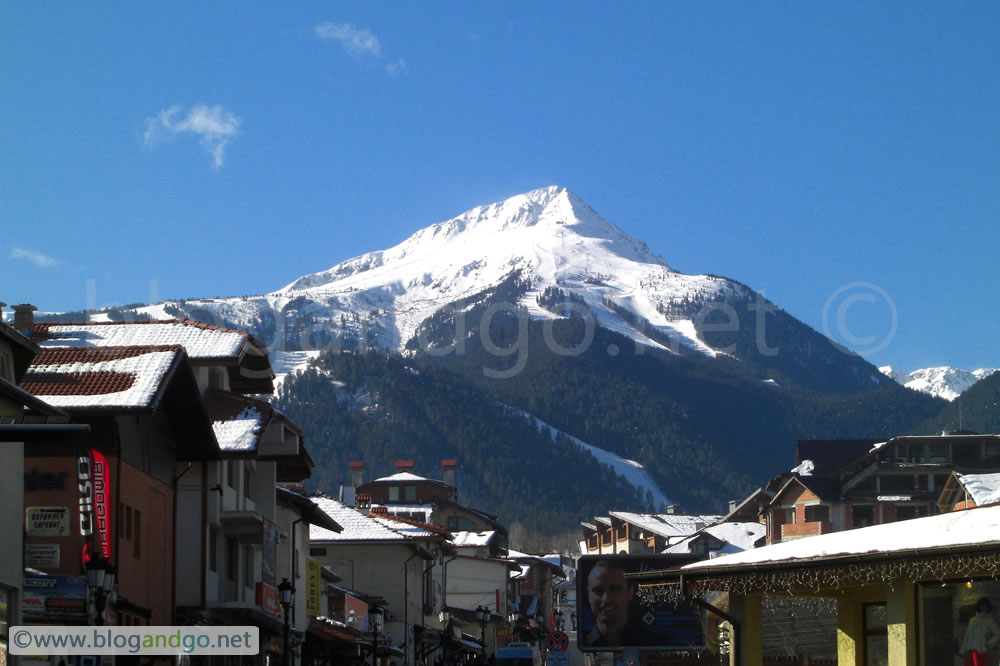 Bansko - Vihren Mountain from Bansko